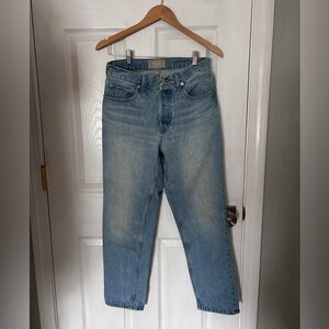 Everlane 90s cheeky organic jeans 26 ankle cropped